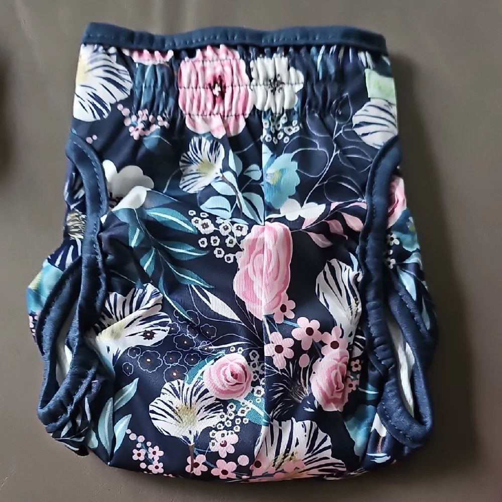 Floral Diapers For Dogs
